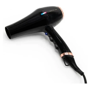 Asciugacapelli Corioliss HD Flow+ in nero-rame
