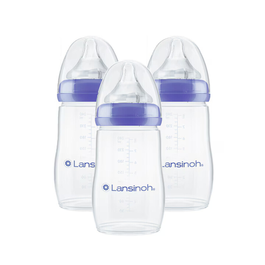 Pack 3x Bouteille Lansinoh - 240 ml.