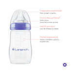 Confezione da 3 Biberon Lansinoh - 240 ml.