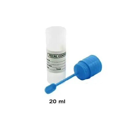 Recipient Coprocultura Albastru 20 ml