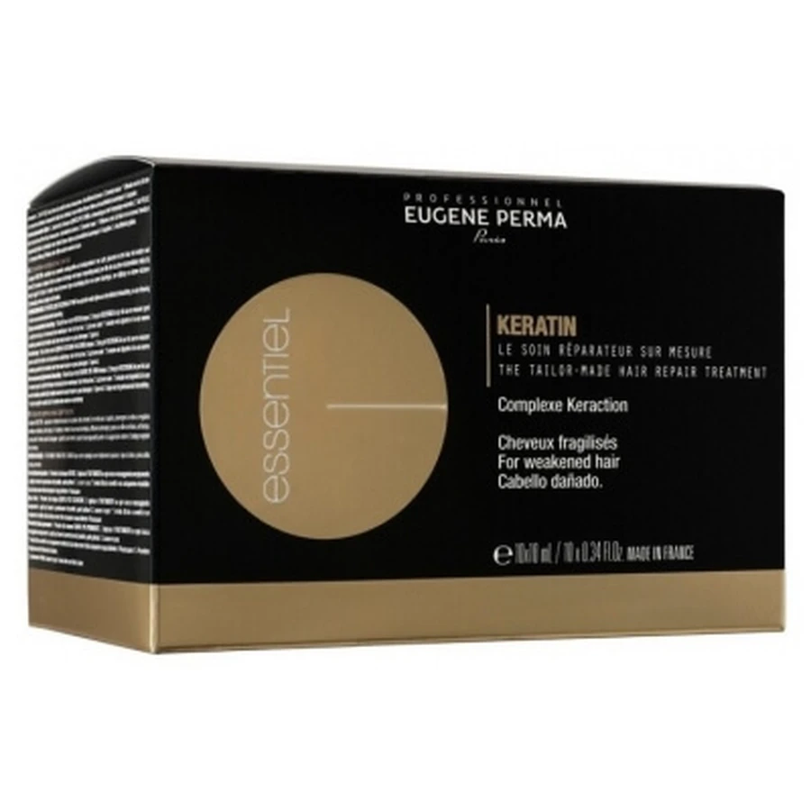 Eugène Perma ProfessionnelEssentiel - KERATIN TRATAMENTUL REGENERATOR PERSONALIZAT REGENERARE MAXIMĂ 10 x 10 ml