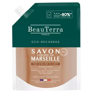 BeauTerra Marseille Liquid Soap with Shea Butter Eco-Refill 900 ml