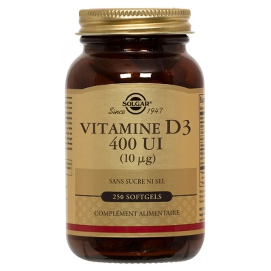 Solgar Vitamina D3 400 UI (10 mcg) 250 capsule