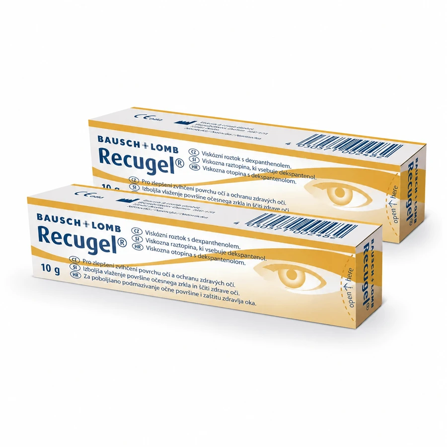 Gel ophtalmique Recugel 2 x 10 g, Bausch & Lomb