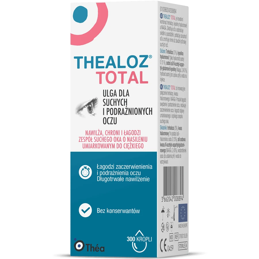 Thealoz Total, picături pentru ochi, 4x10 ml