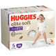 Pa&#241;al Elite Soft, No. 5, 12-17 kg, 68 pzs, Huggies