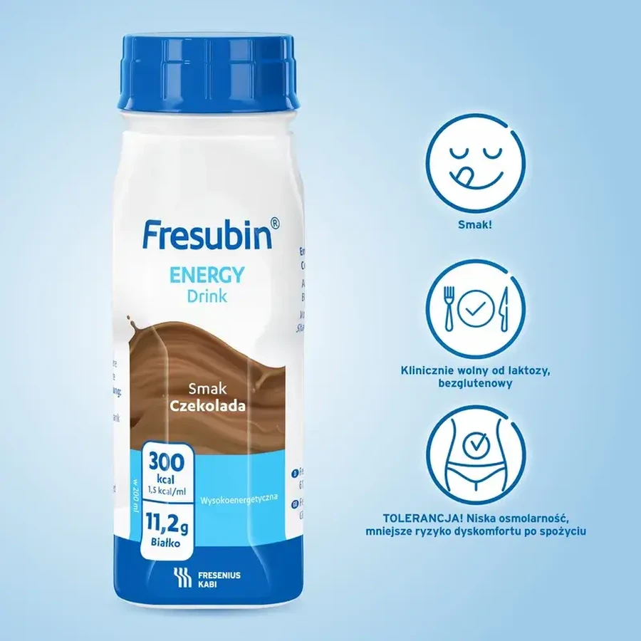 Fresubin Energy, gusto cioccolato, 16 x 200 ml, Fresenius Kabi