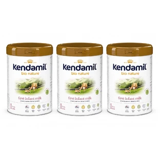 Kendamil Bio Nature, latte in polvere per neonati, fin dalla nascita, 3x800 g