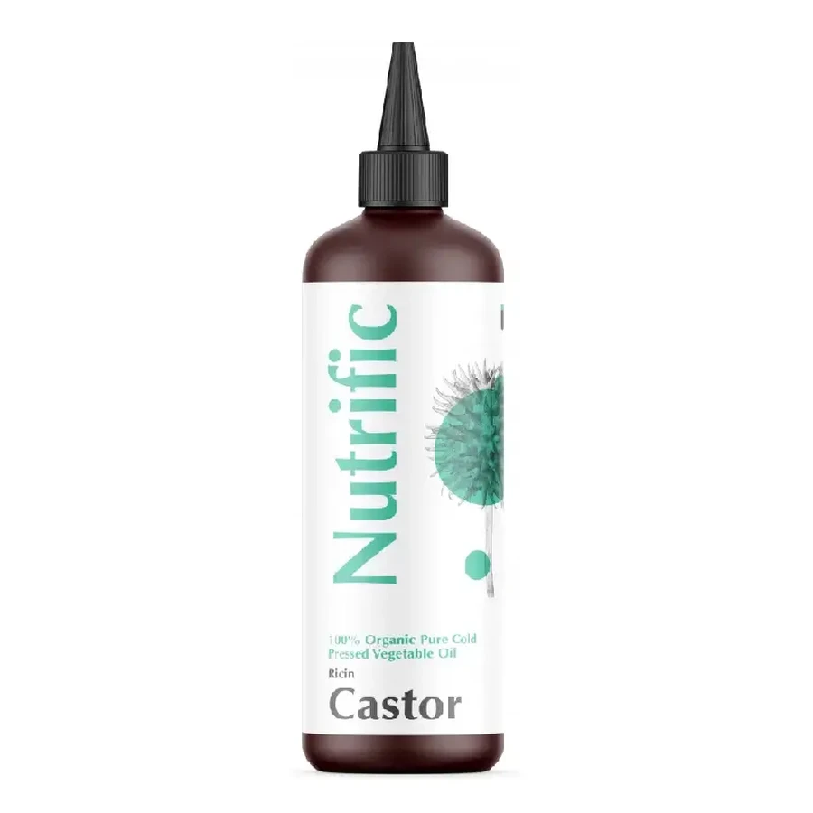 Aceite de ricino ecológico prensado en frío, 250 ml, Nutrific