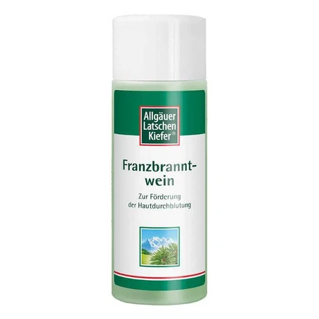 Alcohol para fricciones de pino de montaña del Allgäu, solución de 100 ml