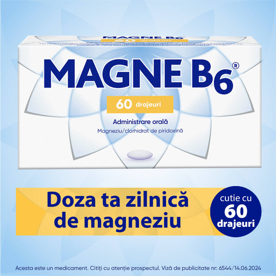 Magne B6, 60 comprimidos, Sanofi