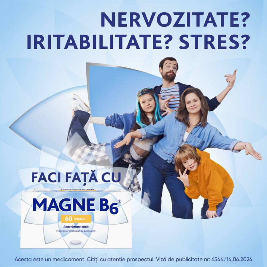 Magne B6, 60 comprimidos, Sanofi