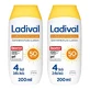 Loción Ladival para piel sensible y normal con SPF 50+, 2 x 200 ml de loción