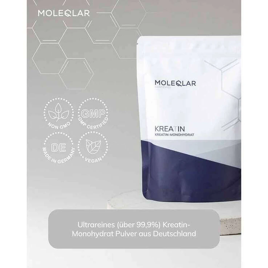 Moleqlar – monohydrat kreatyny w proszku, 300 g proszku: ceny i cechy