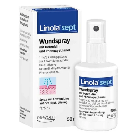 Linola sept Spray pour plaies, solution de 50 ml