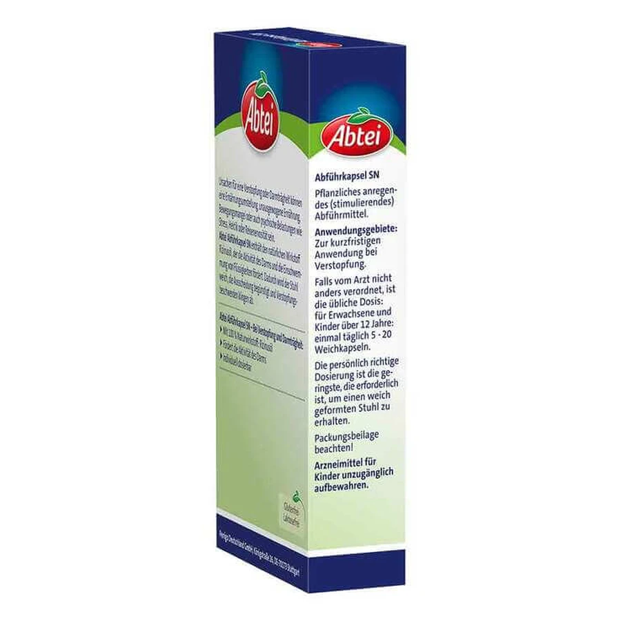 Capsule laxative Abtei SN, 40 de capsule