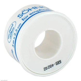 Söhngen Silk, benda adesiva da 5 m x 2,50 cm, 1 benda