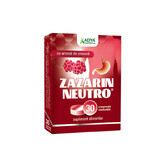 Zazarin Neutro con sabor a frambuesa, 30 comprimidos masticables, Adya Green Pharma