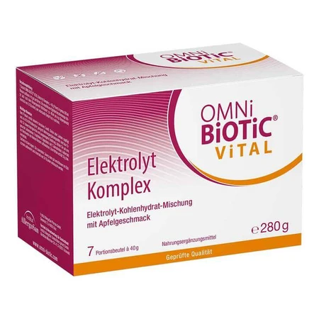 Omni Biotic Vital Electrolyte Complete Appelpoeder, 40 g poeder