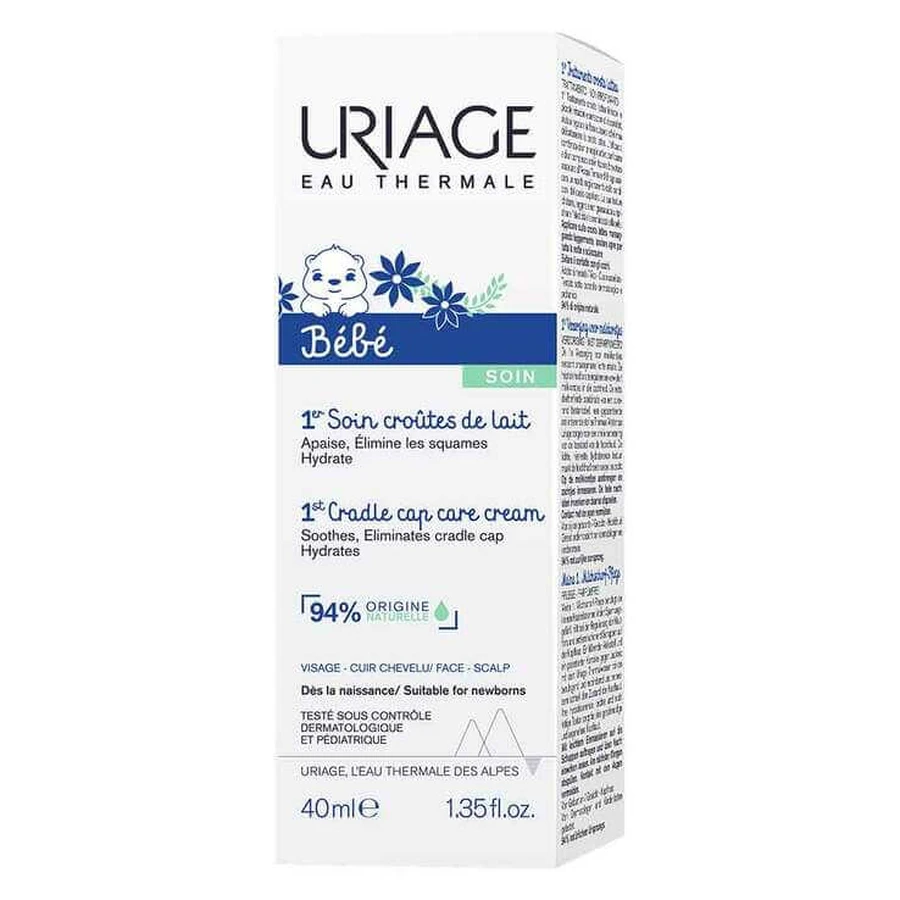 Uriage Babys 1. Milchschorf-Pflege Creme, 40 ml Creme