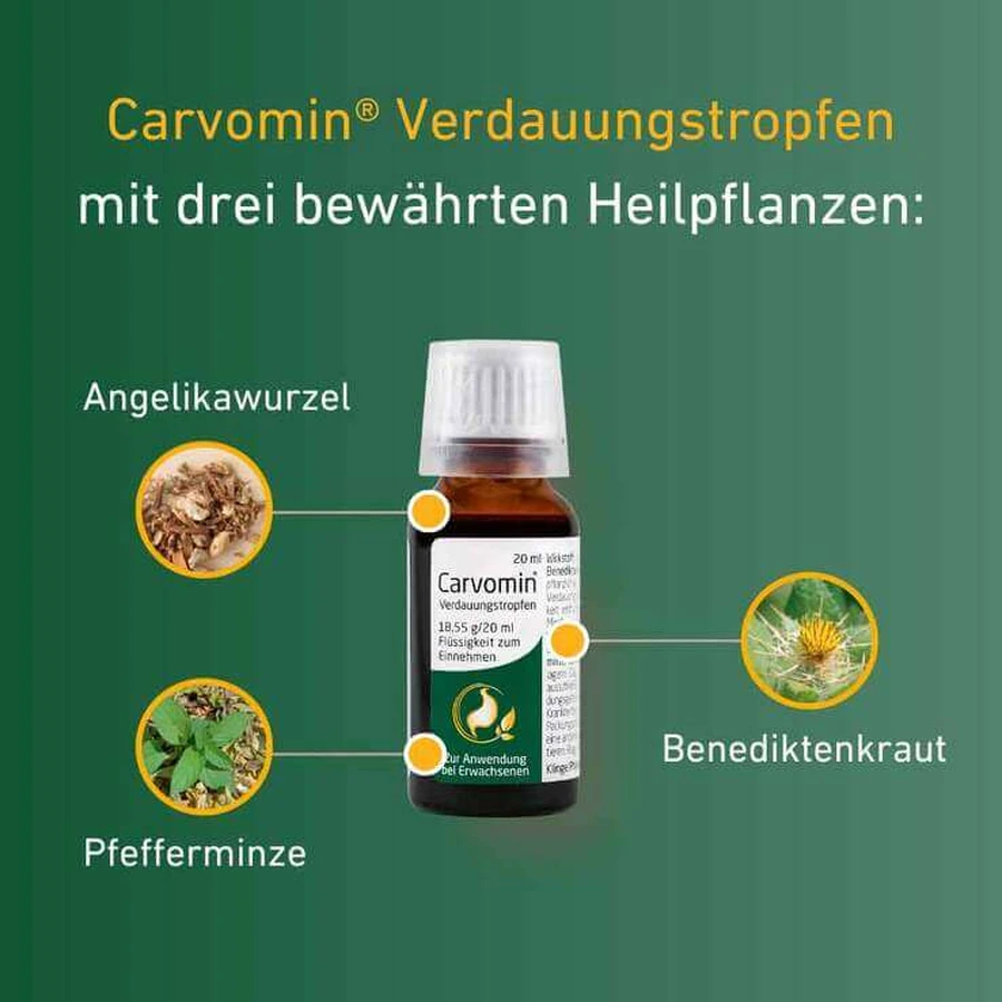 Carvomin Gocce per la digestione, soluzione orale da 50 ml