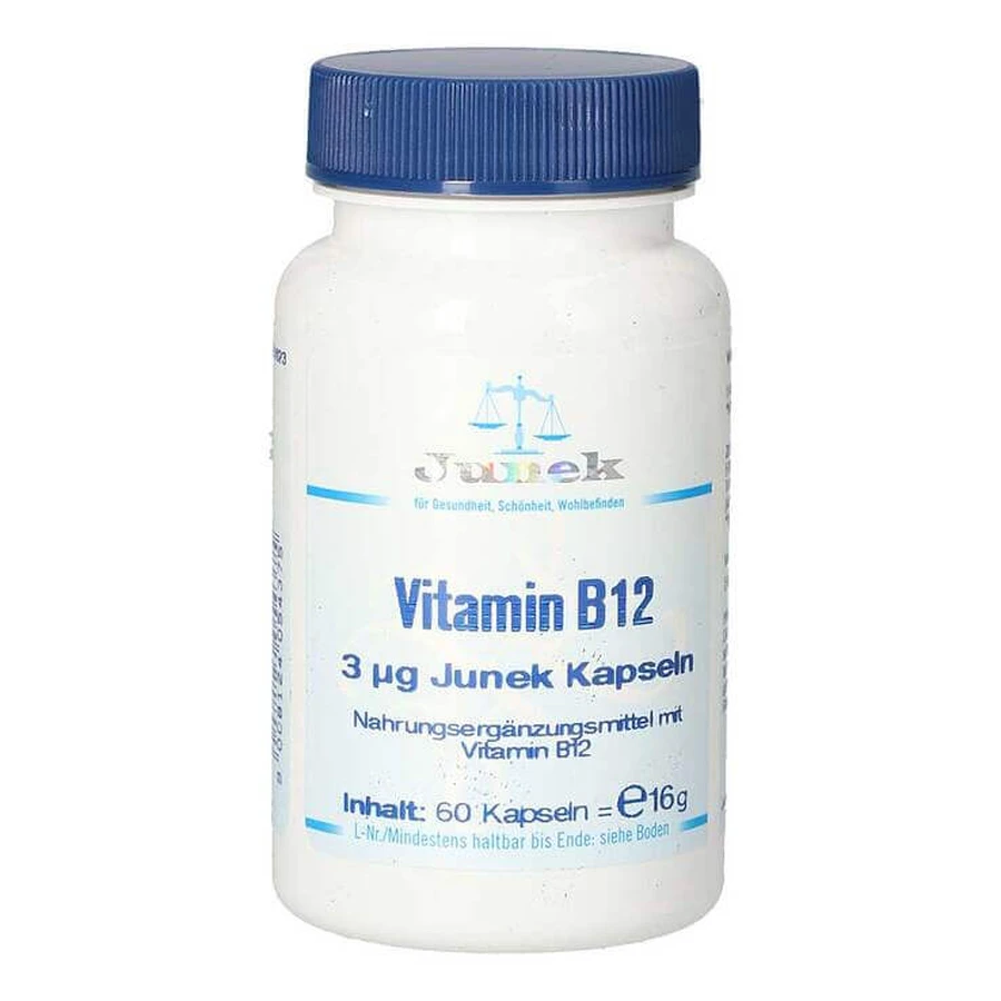Vitamina B12 3 µg, capsule Junek, 90 capsule
