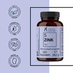 Cellcura Naturals: cápsulas veganas de zinc de alta dosis (25 mg), 120 cápsulas