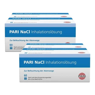 Ampułki z roztworem do inhalacji PARI NaCl, 20 ampułek po 2,5 ml
