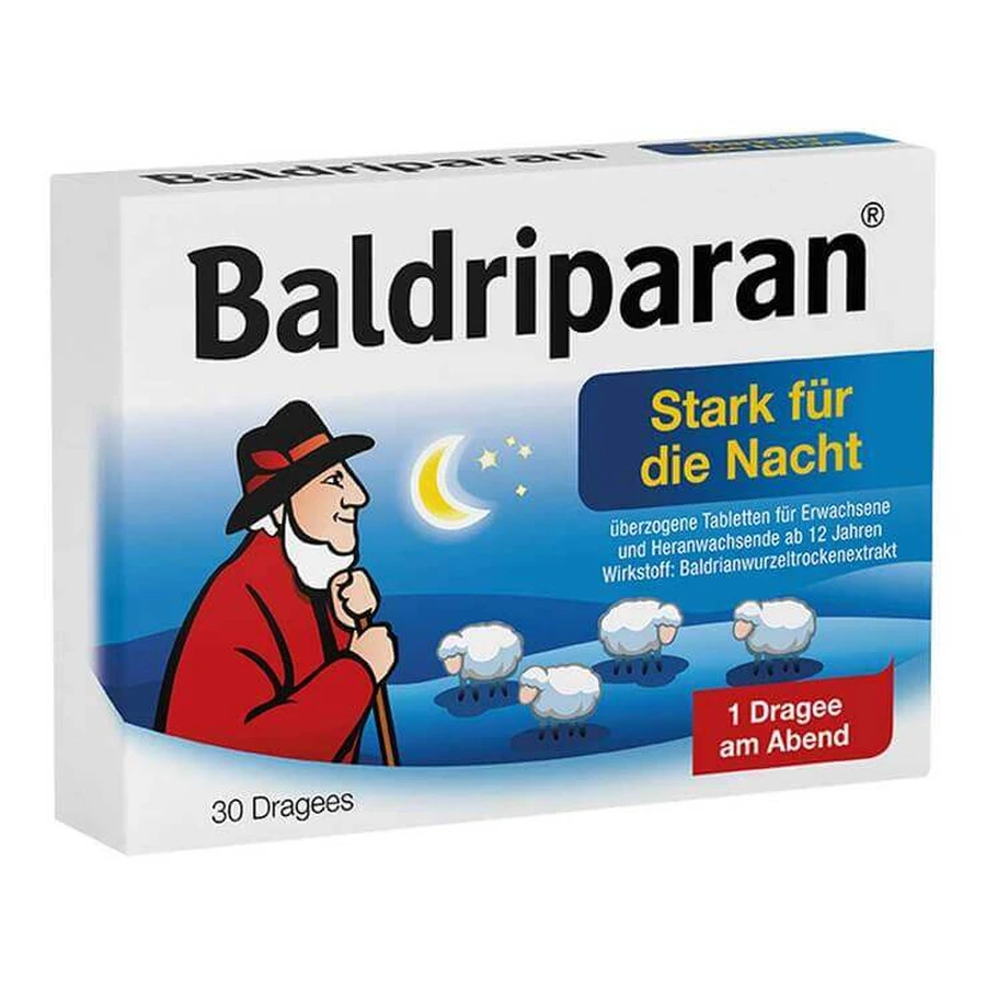 Baldriparan Stark, comprimate cu înveliș pentru administrare nocturnă, 90 de comprimate cu înveliș