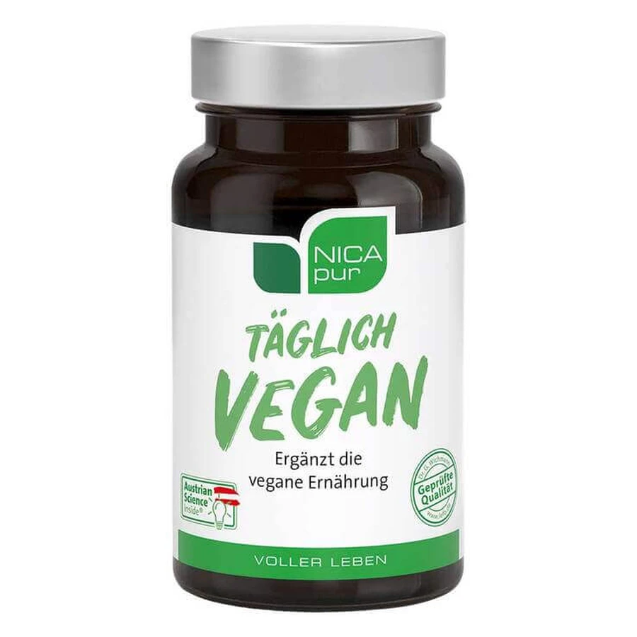 Nicapur Zilnic vegan, capsule, 60 de capsule