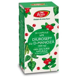 Diurosept con D-Manosa U72 x 30cps, Fares