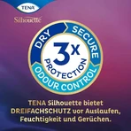 Compresas para la incontinencia TENA® Silhouette NOIR Regular, paquete de 26 unidades