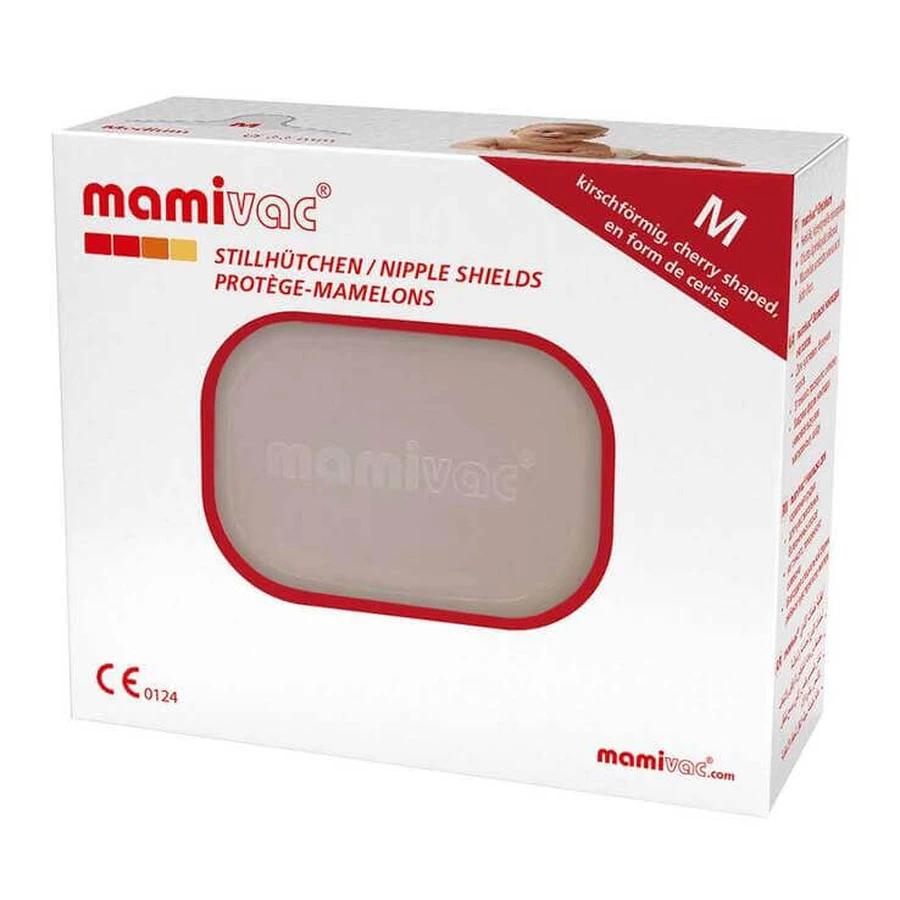 Protège-mamelons Mamivac en forme de cerise, taille M, 20 mm, lot de 2, en l'état