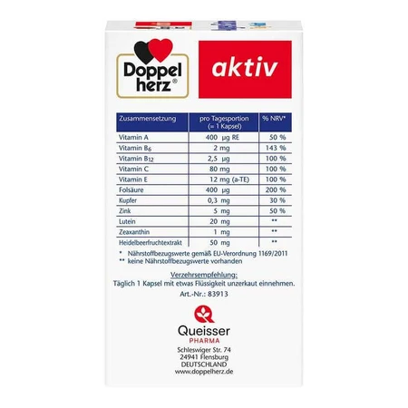 Doppelherz Eye Extra Day + Night, 3 boîtes de 90 gélules