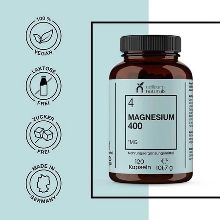 Magnesio 400 Capsule, 120 capsule