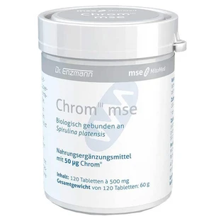 Comprimate cu crom III, 50 µg, 120 de comprimate