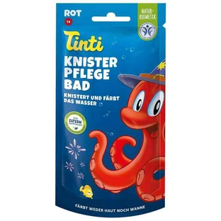 Ekspozytor ladowy z solą do kąpieli Tinti Knister Red, 50 g soli do kąpieli