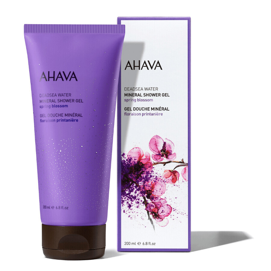 Gel douche minéral Spring Blossom, 200 ml, Ahava