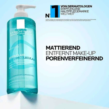 Roche-Posay Effaclar Supra Cleanser, 400 ml Gel