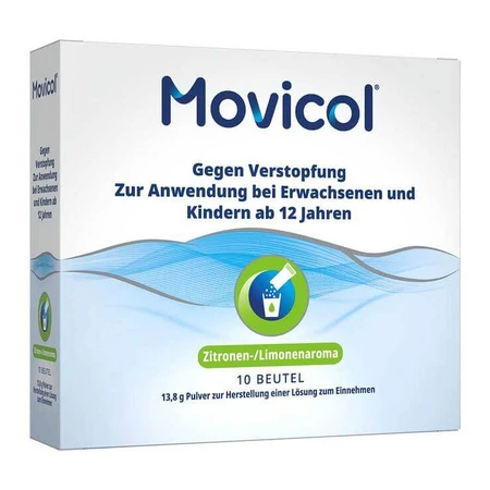 Sachets de poudre MOVICOL® – Soulagement rapide de la constipation, 20 sachets de poudre pour la préparation d'une solution buvable
