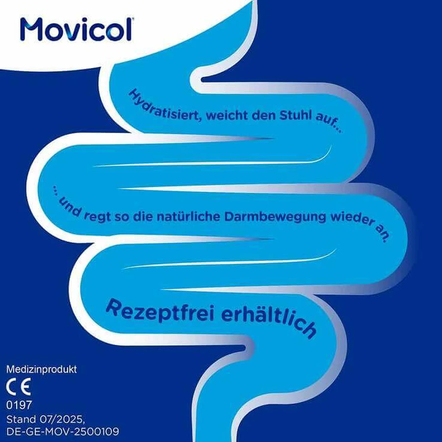 Sachets de poudre MOVICOL® – Soulagement rapide de la constipation, 20 sachets de poudre pour la préparation d'une solution buvable