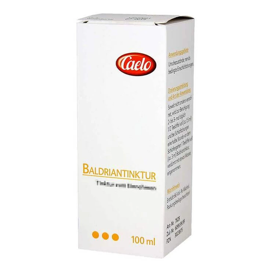 Tinctură de valeriană Caelo, 100 ml tinctură