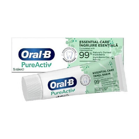 Pasta dentífrica Pure Activ Essential Care, 75ml, Oral B