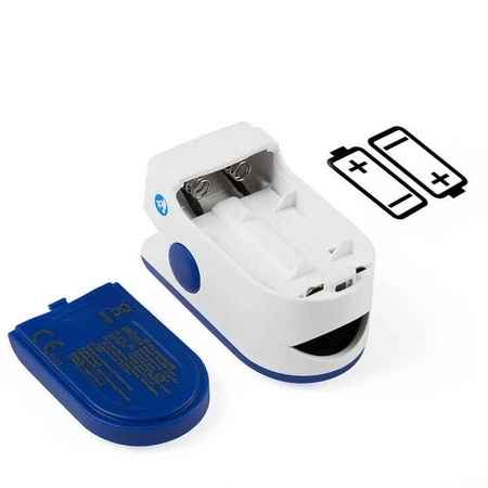 Pulox PO-200 pulsoximeter, blauw, 1 stuk, in de staat waarin het zich bevindt