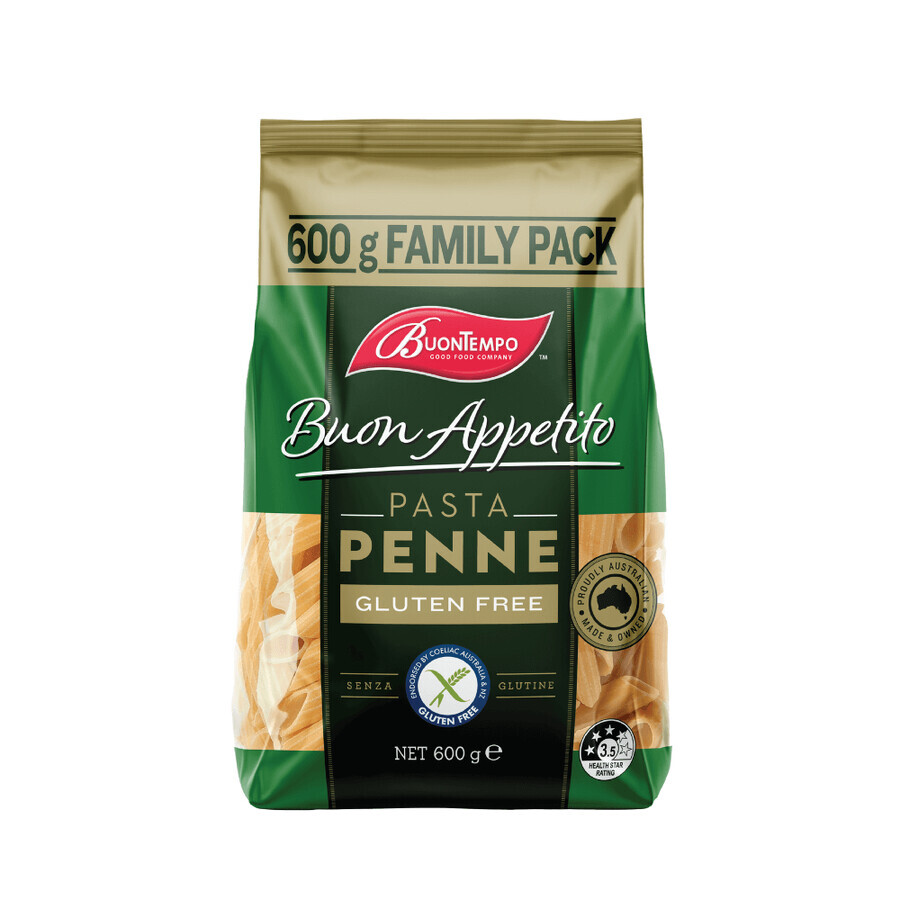 Buontempo-Penne-Nudeln, 600 g, Orgran