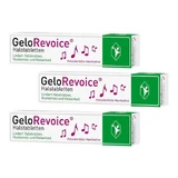 Pastilles pour la gorge GeloRevoice à la fleur de sureau (sans menthol) pour l'enrouement, 3 boîtes de 20 pastilles