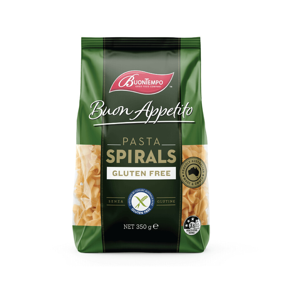 Buontempo spiraal pasta, 350 g, Orgran