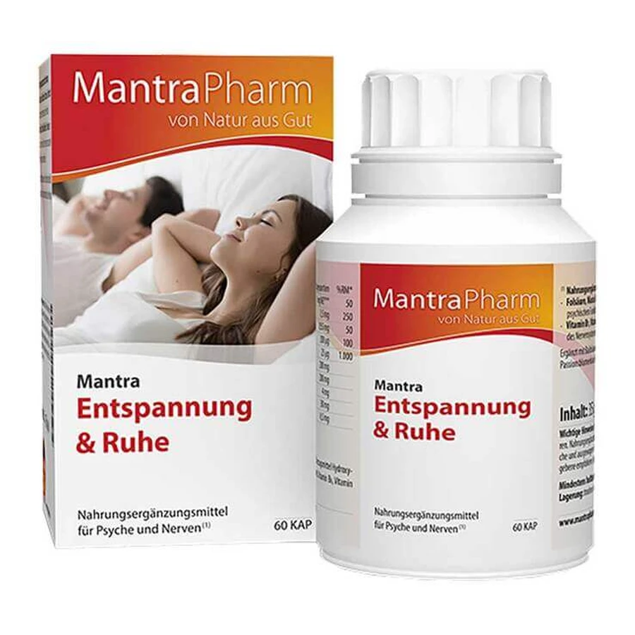 Mantra Capsule per il rilassamento e la calma, 60 capsule