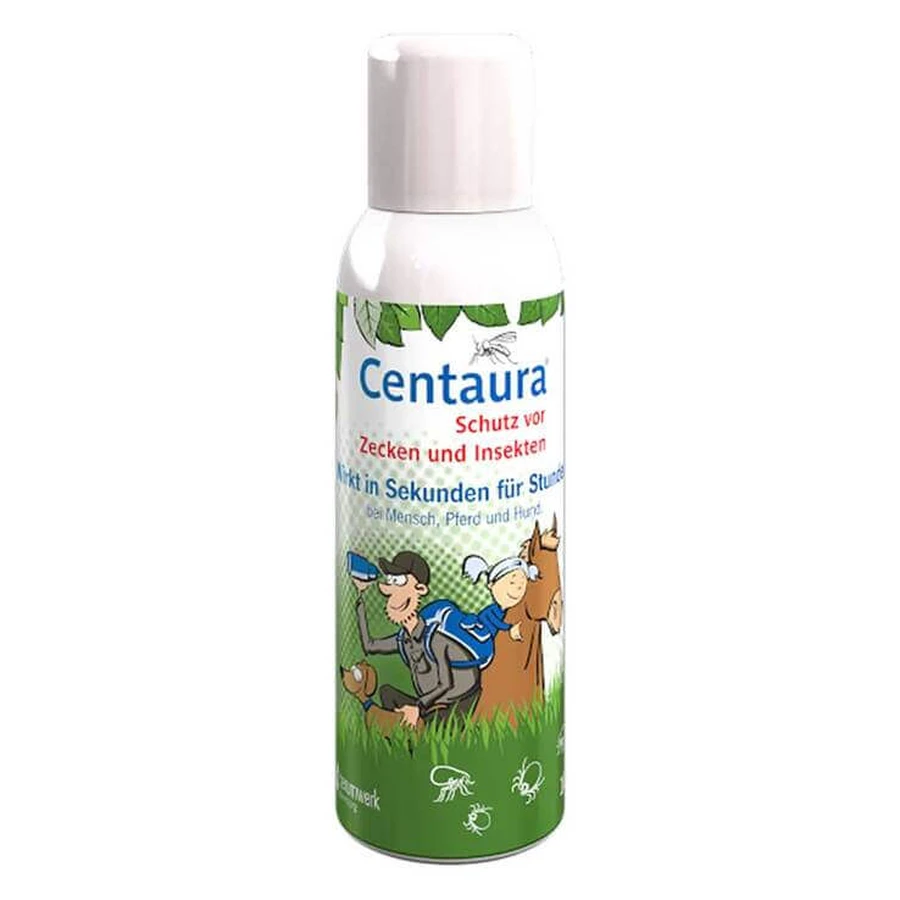 Spray anti-tiques et anti-insectes Centaura, flacon pulvérisateur de 400 ml