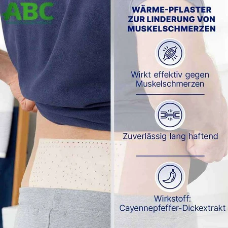 ABC Capsicum Heat Patch, 1 cerotto